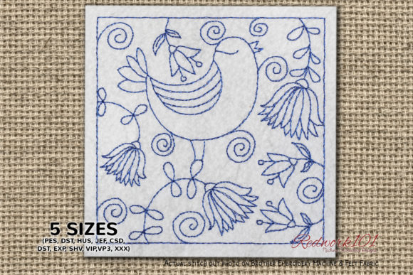 Bird with Lotus Flowers: A Designerβs Real-World Review for Embroidery Projects