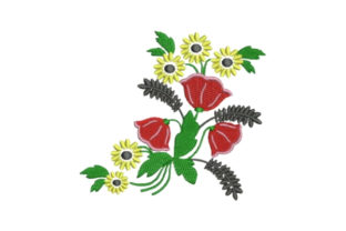 Colorful Flowers Embellishment Review for Real Embroidery Projects