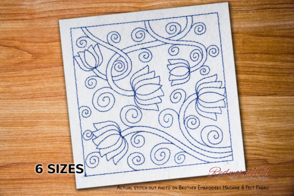 Lotus Flower Lineart: A Seasonal Embroidery Design Review