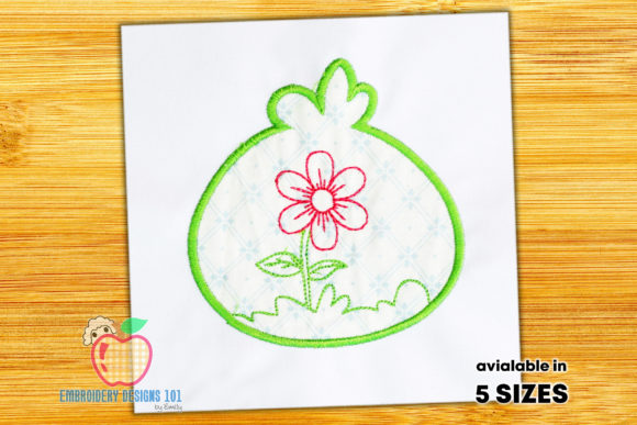 Spring Flower Inside the Round Applique: A Seasonal Embroidery Review