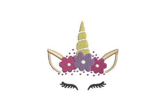 Unicorn Face with Flowers: A Magical Touch for Craft Fair Success